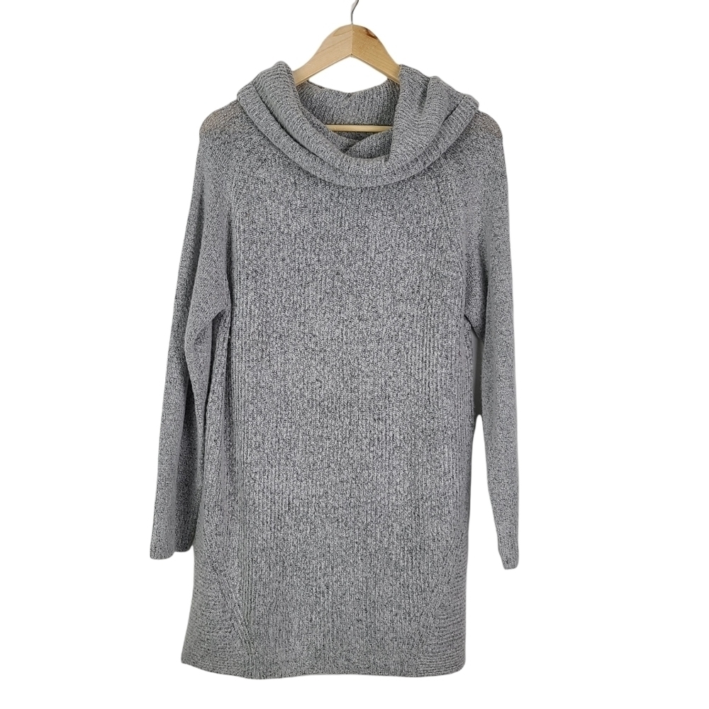 Jason Maxwell Gray Cowl Neck Knit Sweater Large
